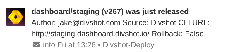 Zapier, Divshot and Flowdock